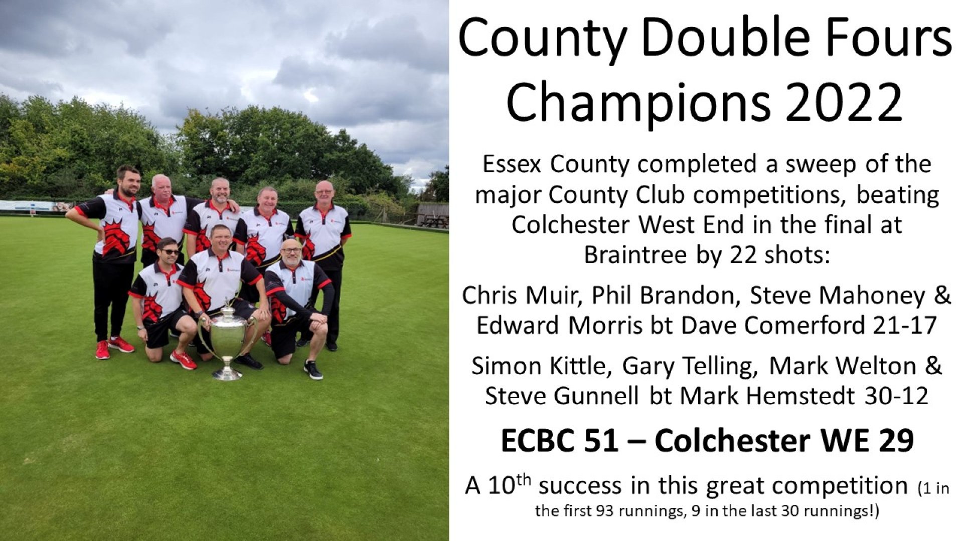 County Double 4s 2022